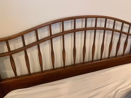 Photo of free Queen size shaker wood bedframe (Cambridge MA) #2