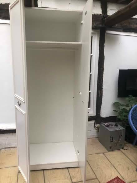Photo of free White free standing wardrobe (East Hagbourne) #2