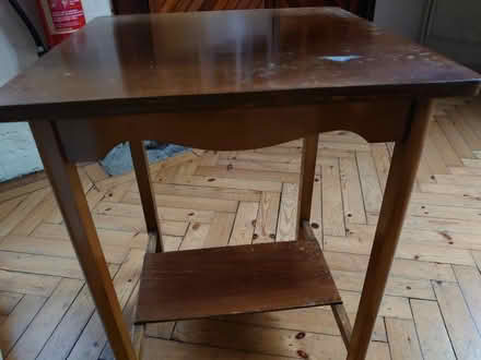 Photo of free 1950s occasional table (Balham SW12) #2