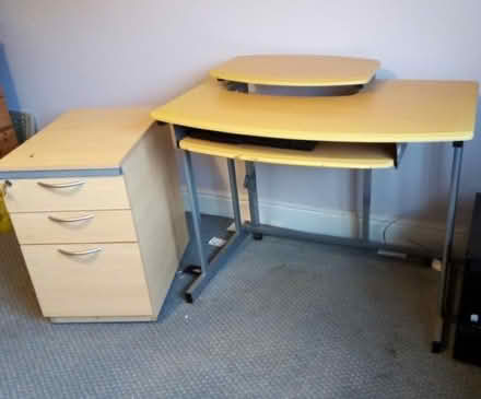 Photo of free Office desk and drawers (High Hesket CA4) #1