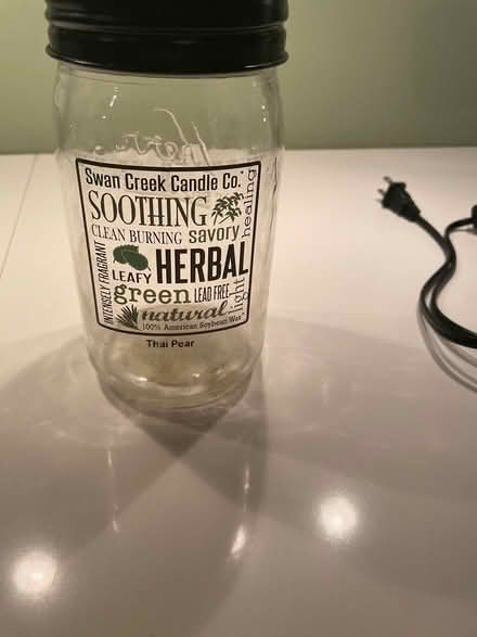 Photo of free Candle mason jar/lid (Close to Phoenixville Hospital) #2