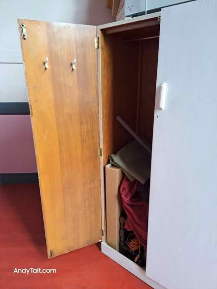 Photo of free White wooden wardrobe (Penzance TR18) #2