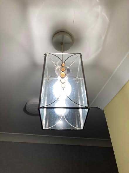 Photo of free Light shades, four glass one white tassels PR8 (Southport PR8) #2