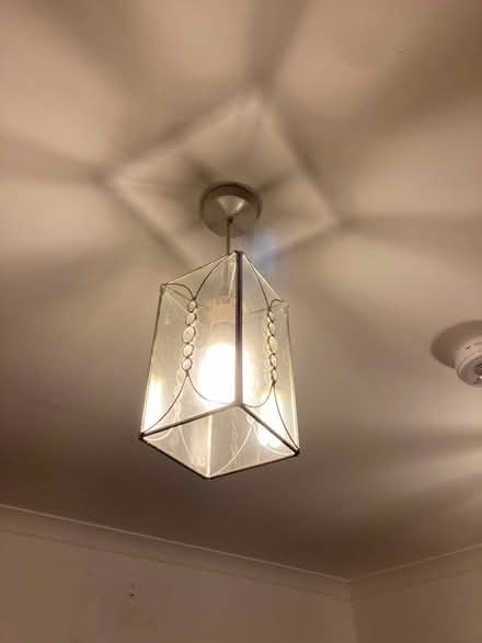 Photo of free Light shades, four glass one white tassels PR8 (Southport PR8) #1