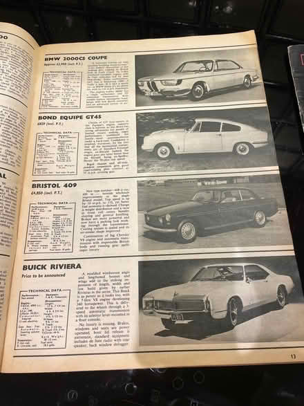 Photo of free 1965 & 1968 Motor Show catalogue (Handside) #3