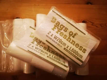 Photo of free Freezer vacuum bags (Surrey Hills Cranleigh) #1