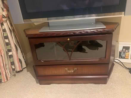 Photo of free Mahogany tv unit (Clonakilty, Co Cork) #2