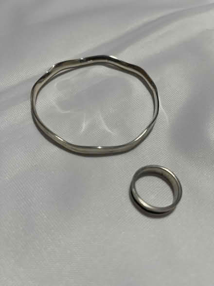 Photo of free Silver bangle and ring (Chorley PR6) #1