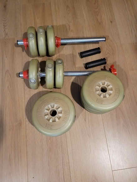 Photo of free Weights and Bench (TN23) #1