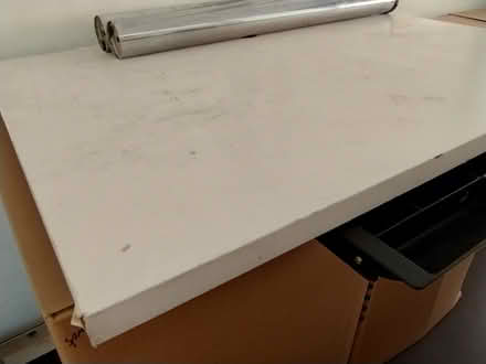 Photo of free 36" wide wall mount desk (El Camino at Bowers) #2
