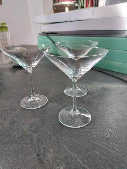 Photo of free 3 Martini glasses (LL11) #2