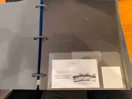 Photo of free Great binder with pad and storage (East side of San Rafael) #1