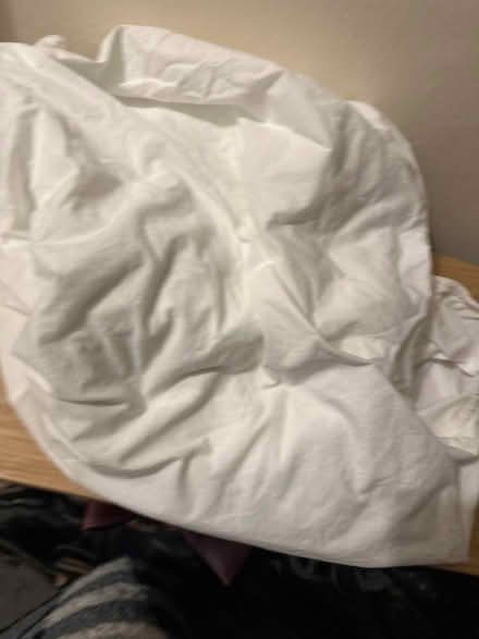 Photo of free White double fitted sheet (AB24) #1