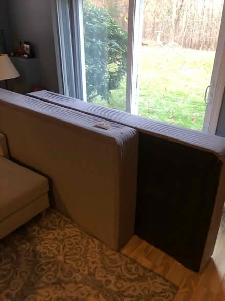 Photo of free King bed box spring or (2) Twins (North Andover) #2