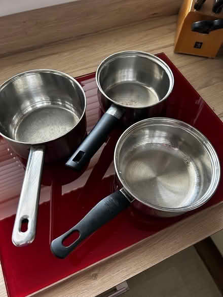 Photo of free Small Saucepans x 3 (Cumwhinton CA4) #1
