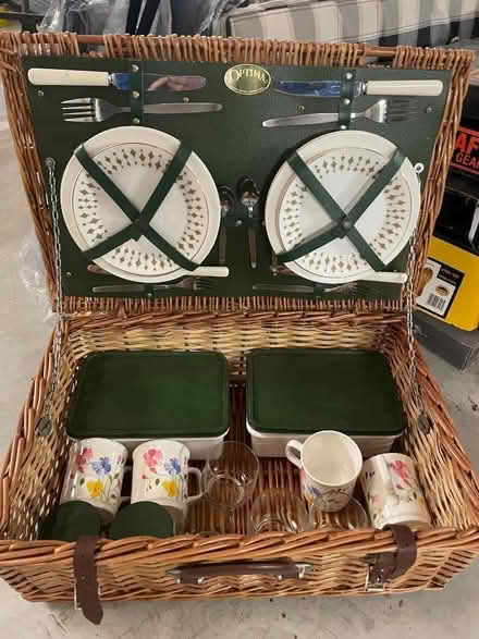 Photo of free Wicker picnic basket (Camelford PL32) #1