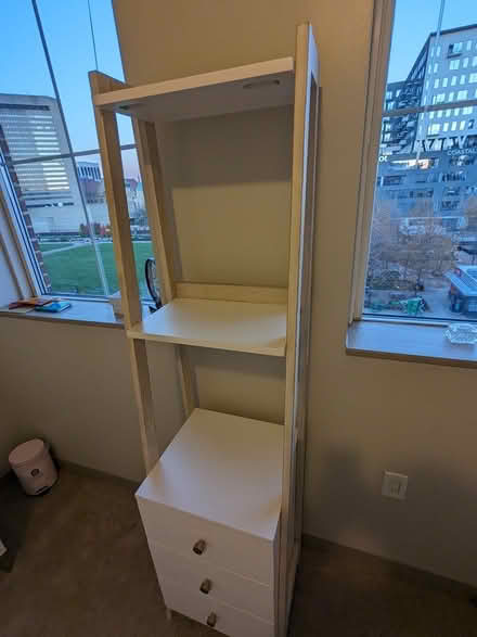 Photo of free Narrow Bookcase with Drawers (Highpoint on Columbus Commons) #4