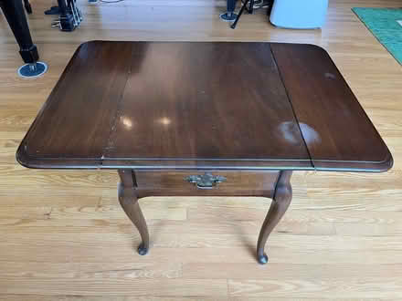 Photo of free Wooden end table (Swarthmore) #2