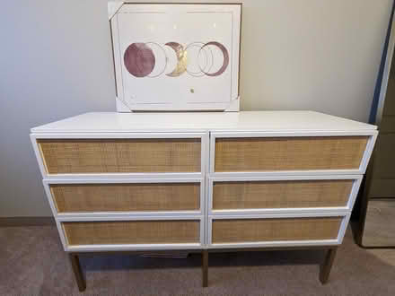 Photo of free White Rattan Dresser (Highpoint on Columbus Commons) #2