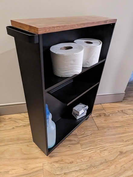 Photo of free Rolling Bathroom Cart (Highpoint on Columbus Commons) #2
