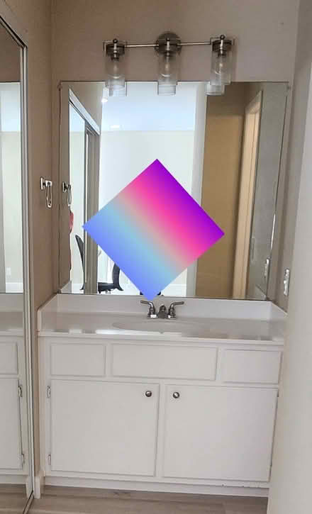 Photo of free Bathroom mirror 44 x 42 (Hayward) #1