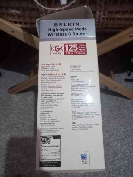 Photo of free Belkin Wireless G Router (DE1) #3