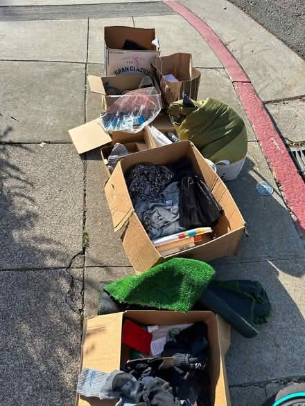 Photo of free Misc clothes, books, shoes (Hillegass and Claremont Ave) #1