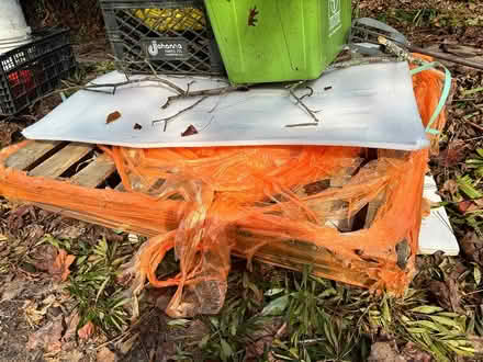 Photo of free Wooden pellet and plastic crates (412 Ingleside Ave. Tallahasse.) #1