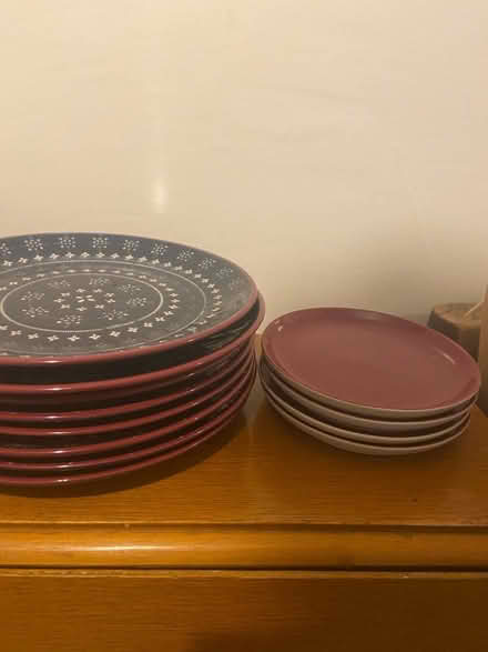 Photo of free Fairisle Plates (x8) & sideplates (Clifton BS8) #1