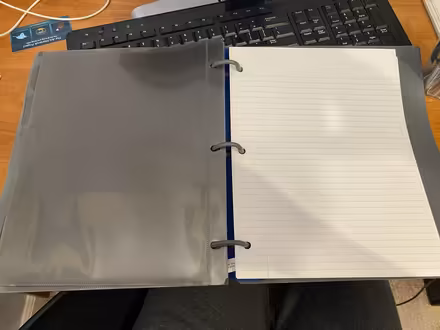 Photo of free Great binder with pad and storage (East side of San Rafael) #3