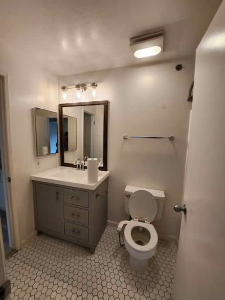 Photo of free bathroom mirror 42 x 34 (Hayward) #1