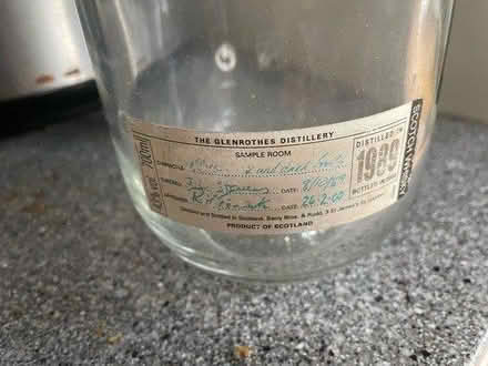 Photo of free Empty glass whiskey bottle (Palmers Green N13) #3