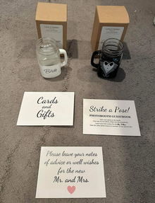 Photo of free Bride and groom mason jar cups (Middletown, NJ) #1