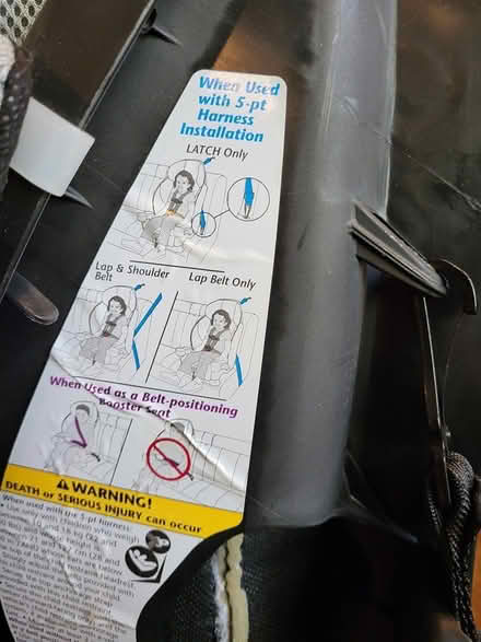 Photo of free Evenflo car seat (Elgin near St. Joe's Hospital) #1