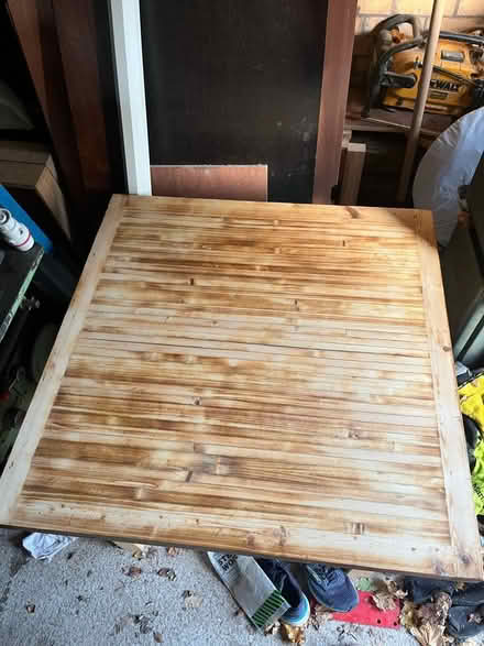 Photo of free Rustic dining/kitchen table (Cuddington CW8) #1