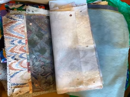 Photo of free Box of furnishing fabric samples (Garston L19) #1