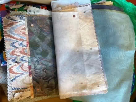Photo of free Box of furnishing fabric samples (Garston L19) #1