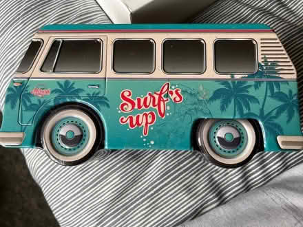 Photo of free camper van biscuit tin - empty (Sharples Bolton BL1) #1