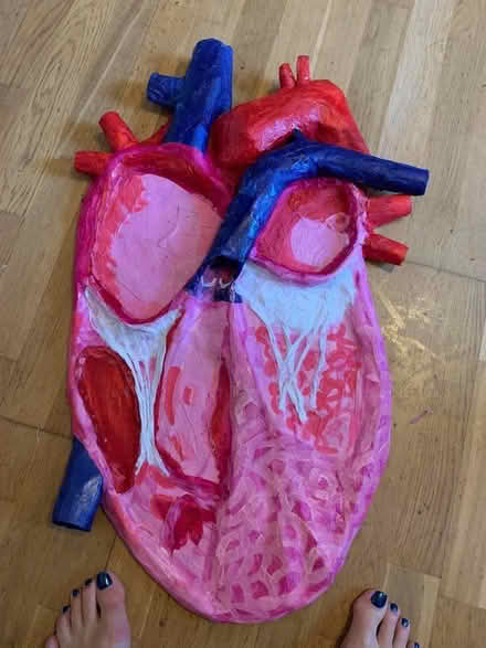 Photo of free Papier-mâché and cardboard heart (Rochester, ME1) #1