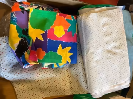 Photo of free Box of furnishing fabric samples (Garston L19) #2