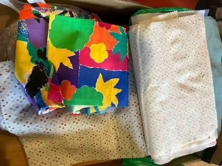 Photo of free Box of furnishing fabric samples (Garston L19) #2