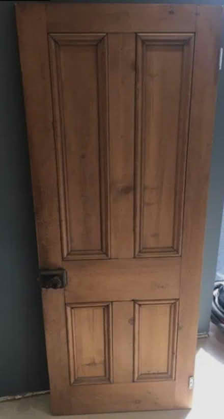 Photo of free Victorian pine internal door (Greenfield OL3) #2