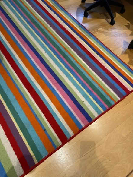 Photo of free Colourful rug 195 cm * 195 cm (Earls Court SW5) #2