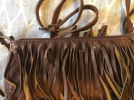 Photo of free Brown tassel/fringe bag (Cripps Corner Rd TN32) #3