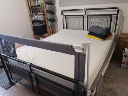 Photo of free Metal king size bed frame (S6, Hillsborough) #1