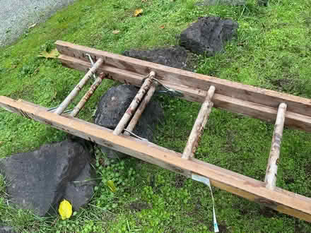 Photo of free Wood Extension ladder (NE Seattle) #2