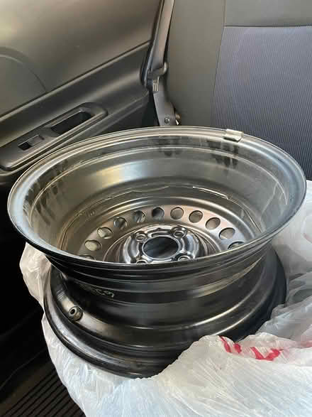 Photo of free 15” steel wheel (Chicago Edgewater) #1