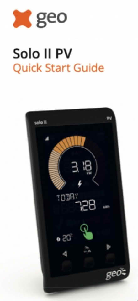 Photo of Geo Solo II PV monitor (LED sensor) (Torphins AB31) #1