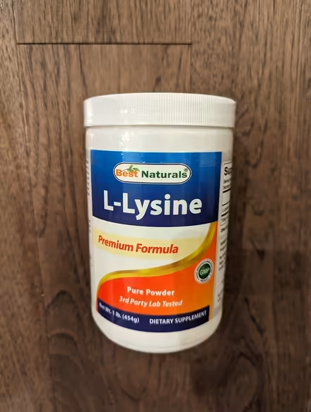 Photo of free New unopened Lysine powder (Los Altos) #1
