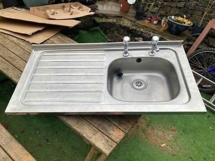 Photo of free Stainless steel sink W taps (Greenfield OL3) #1